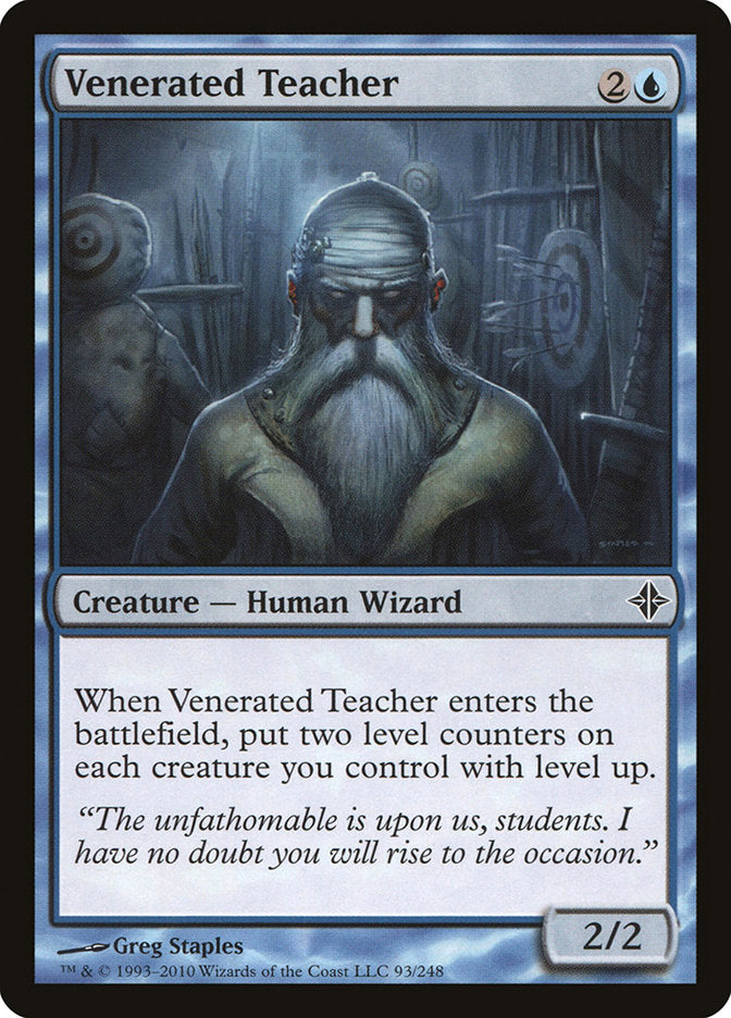 Venerated Teacher [Rise of the Eldrazi] | Kessel Run Games Inc. 