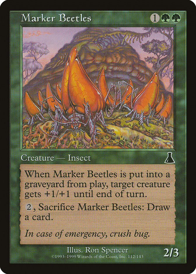 Marker Beetles [Urza's Destiny] | Kessel Run Games Inc. 