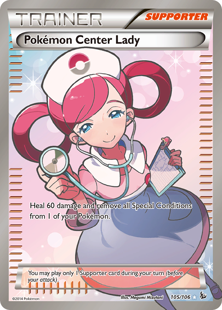 Pokemon Center Lady (105/106) [XY: Flashfire] | Kessel Run Games Inc. 