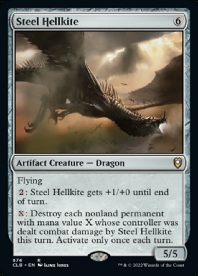 Steel Hellkite [Commander Legends: Battle for Baldur's Gate] | Kessel Run Games Inc. 