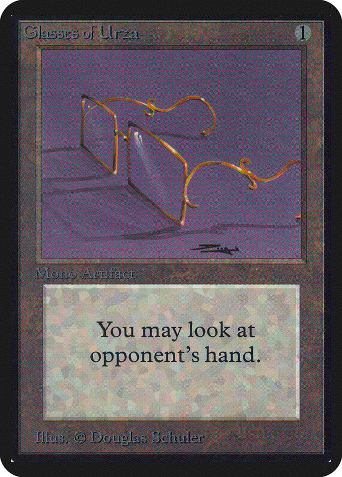 Glasses of Urza [Alpha Edition] | Kessel Run Games Inc. 