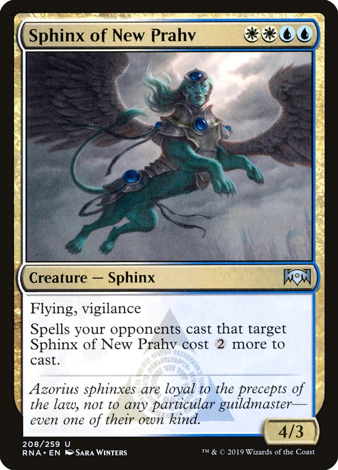 Sphinx of New Prahv [Ravnica Allegiance] | Kessel Run Games Inc. 