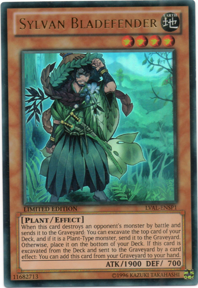 Sylvan Bladefender [LVAL-ENSP1] Ultra Rare | Kessel Run Games Inc. 