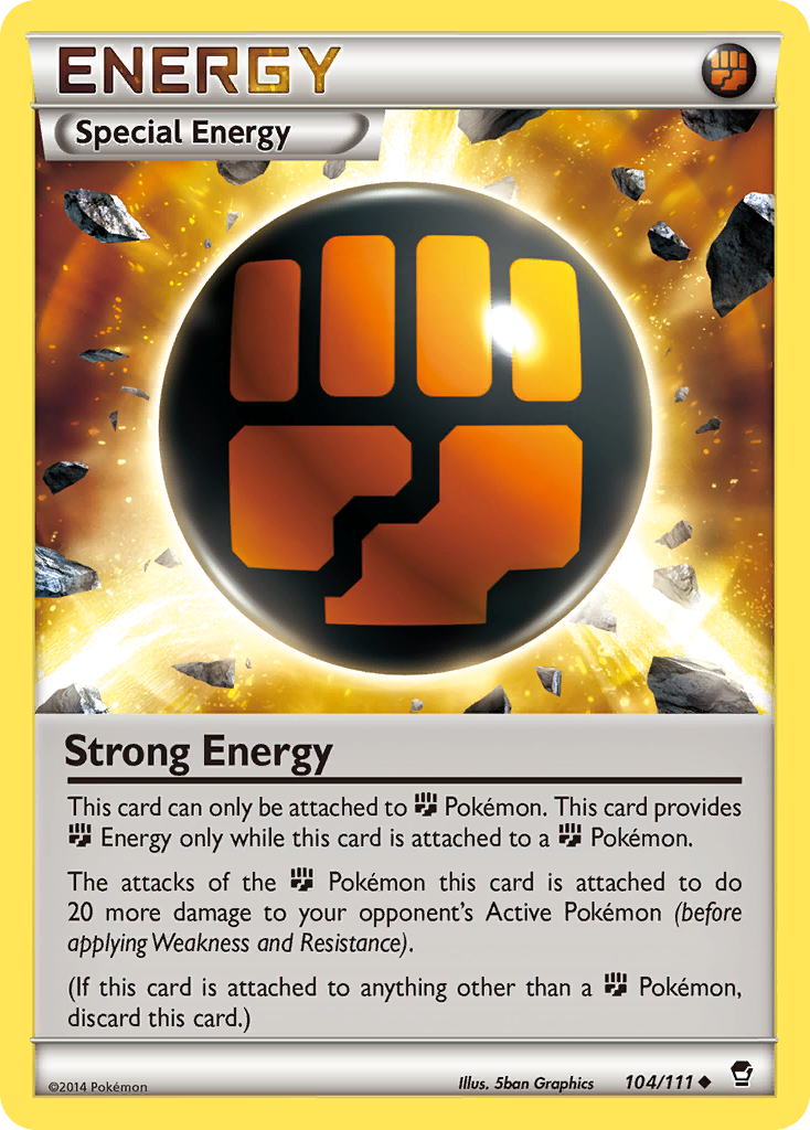 Strong Energy (104/111) [XY: Furious Fists] | Kessel Run Games Inc. 