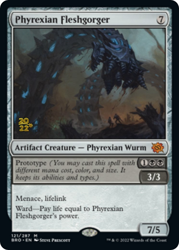 Phyrexian Fleshgorger [The Brothers' War Prerelease Promos] | Kessel Run Games Inc. 