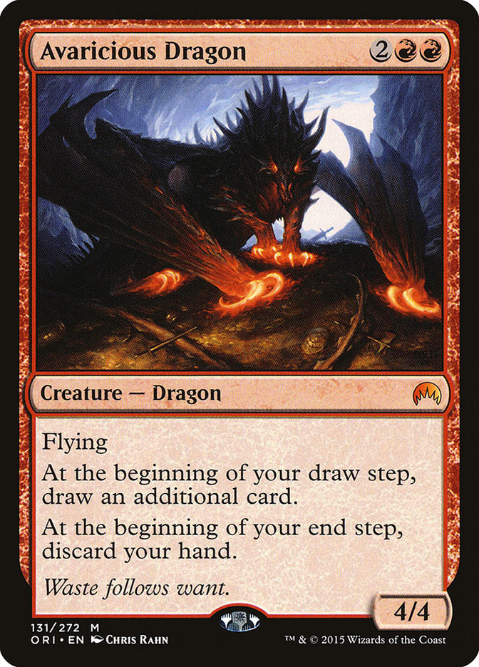 Avaricious Dragon [Magic Origins] | Kessel Run Games Inc. 