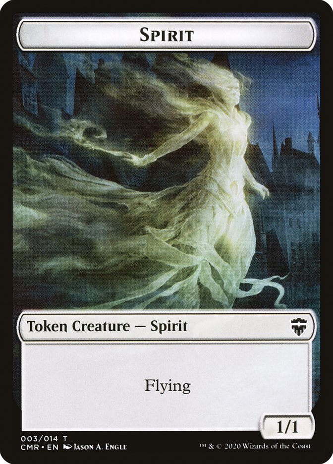 Spirit Token [Commander Legends Tokens] | Kessel Run Games Inc. 