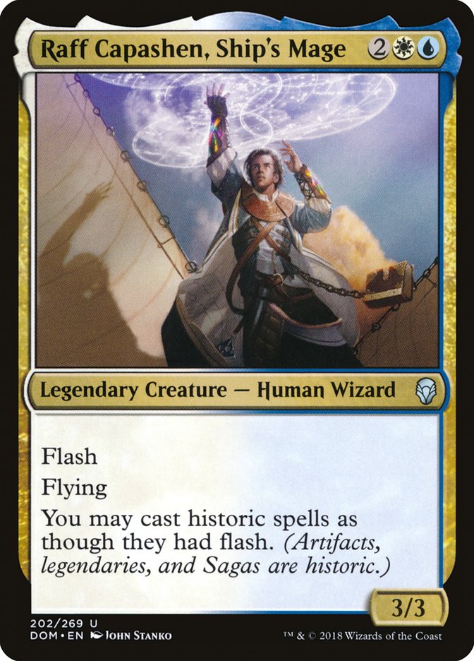 Raff Capashen, Ship's Mage [Dominaria] | Kessel Run Games Inc. 