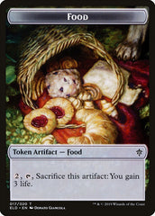 Rat // Food (17) Double-Sided Token [Throne of Eldraine Tokens] | Kessel Run Games Inc. 