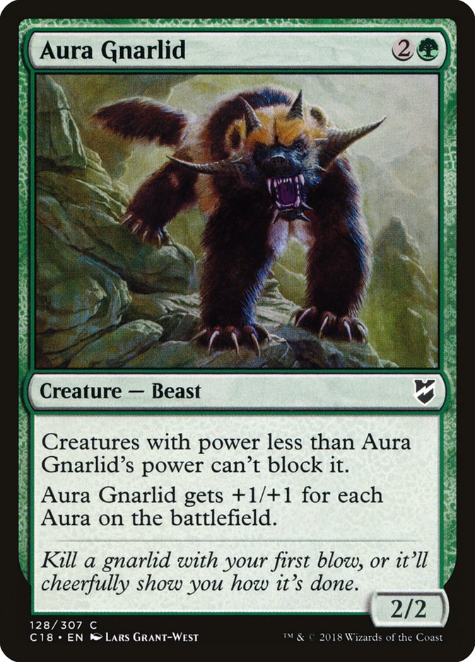 Aura Gnarlid [Commander 2018] | Kessel Run Games Inc. 