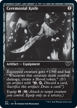 Ceremonial Knife [Innistrad: Double Feature] | Kessel Run Games Inc. 