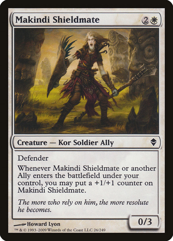 Makindi Shieldmate [Zendikar] | Kessel Run Games Inc. 