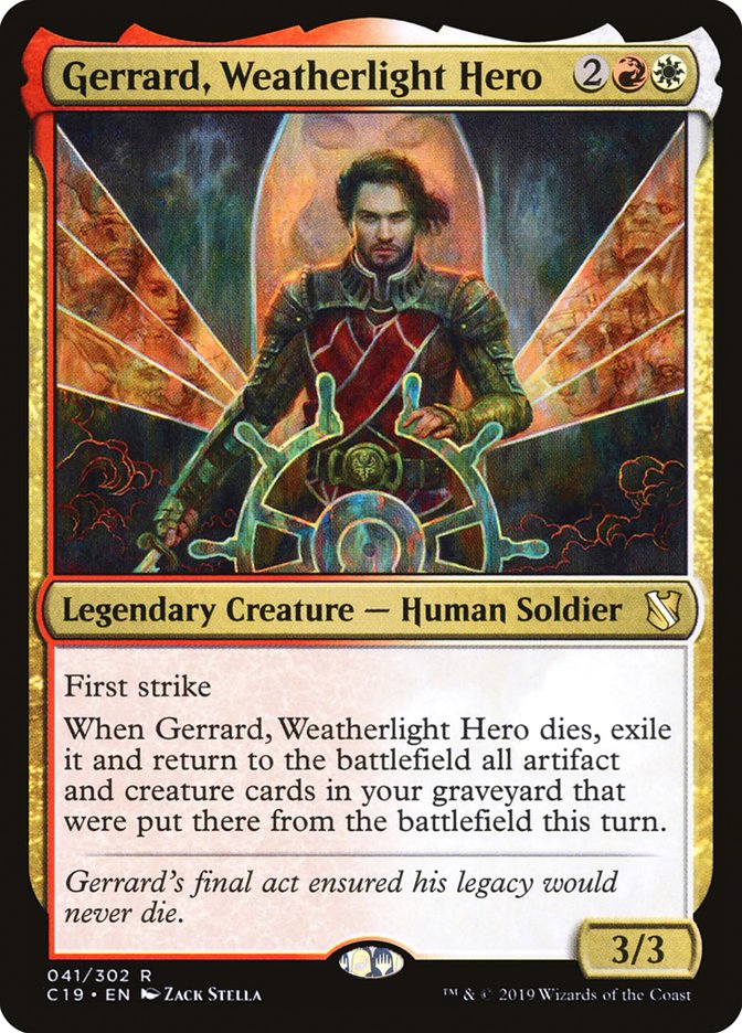 Gerrard, Weatherlight Hero [Commander 2019] | Kessel Run Games Inc. 