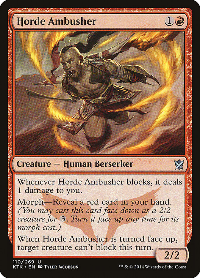 Horde Ambusher [Khans of Tarkir] | Kessel Run Games Inc. 