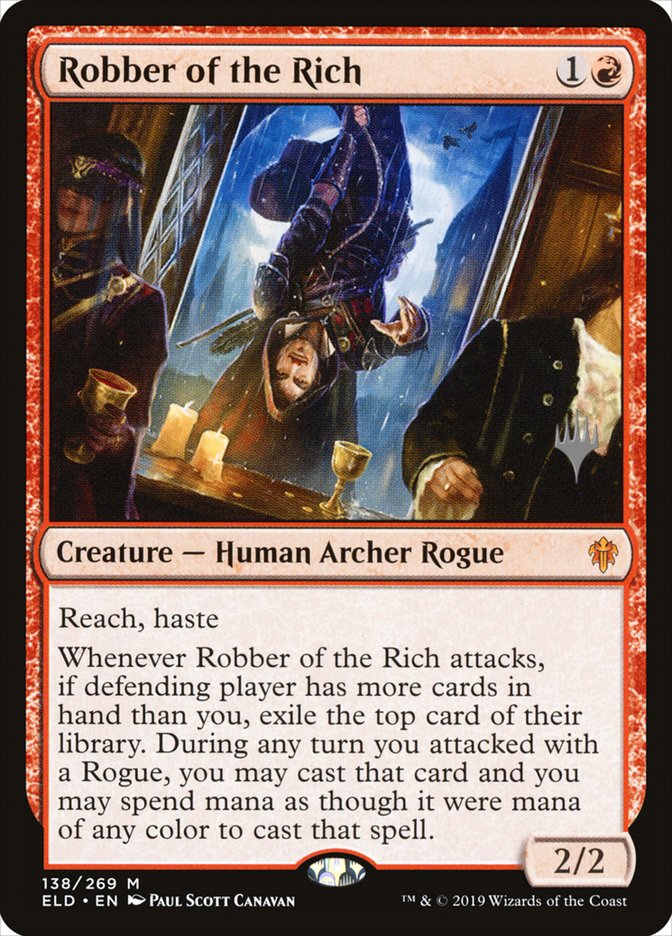 Robber of the Rich (Promo Pack) [Throne of Eldraine Promos] | Kessel Run Games Inc. 