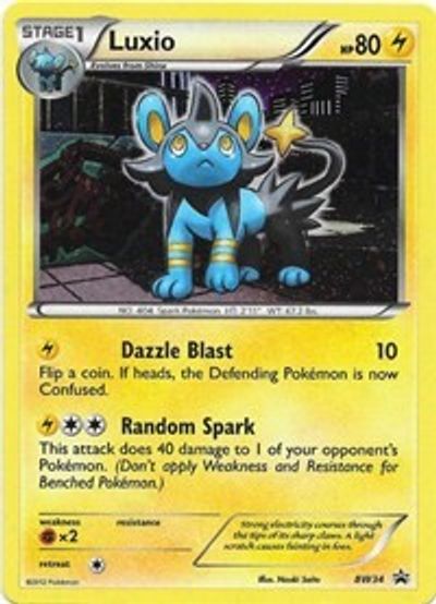 Luxio (BW34) (Cosmos Holo) [Black & White: Black Star Promos] | Kessel Run Games Inc. 