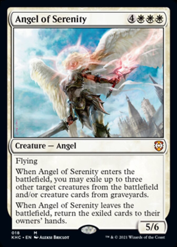 Angel of Serenity [Kaldheim Commander] | Kessel Run Games Inc. 