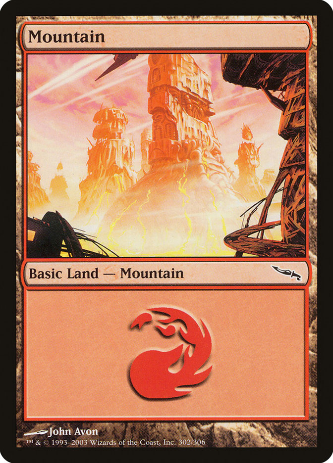 Mountain (302) [Mirrodin] | Kessel Run Games Inc. 