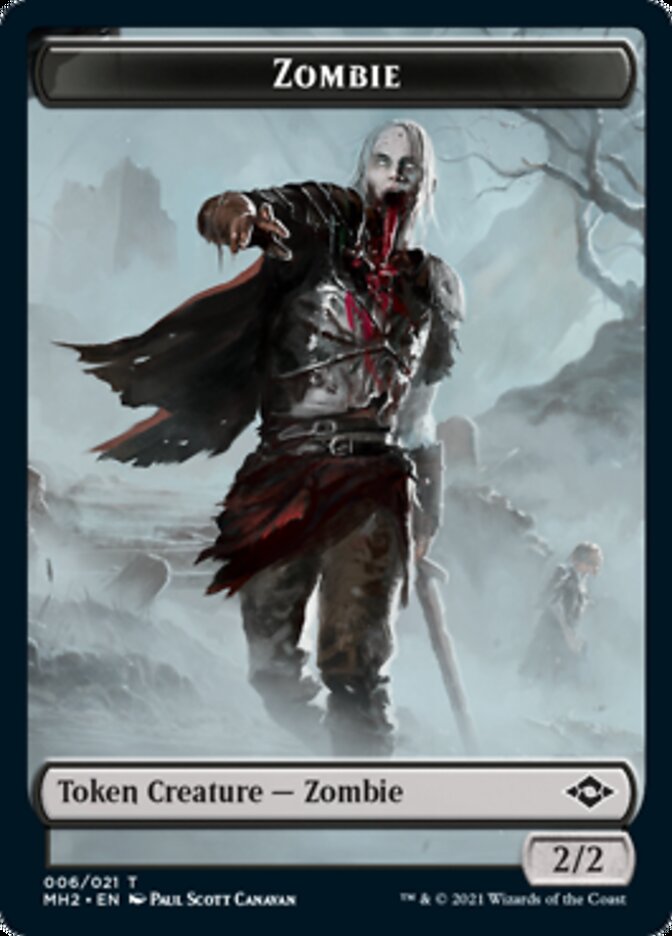 Squirrel // Zombie Double-Sided Token [Modern Horizons 2 Tokens] | Kessel Run Games Inc. 