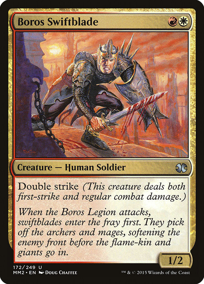 Boros Swiftblade [Modern Masters 2015] | Kessel Run Games Inc. 