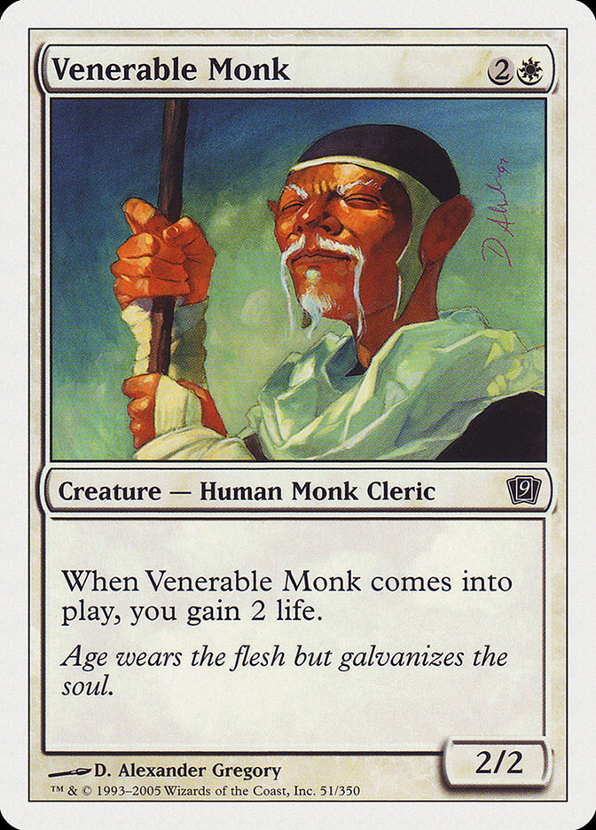 Venerable Monk [Ninth Edition] | Kessel Run Games Inc. 