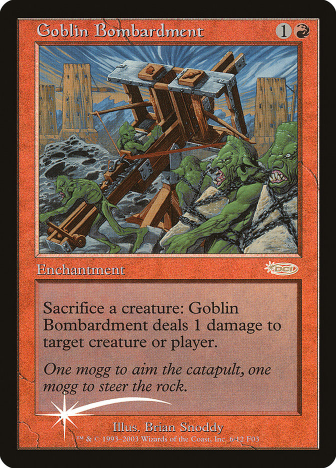 Goblin Bombardment [Friday Night Magic 2003] | Kessel Run Games Inc. 