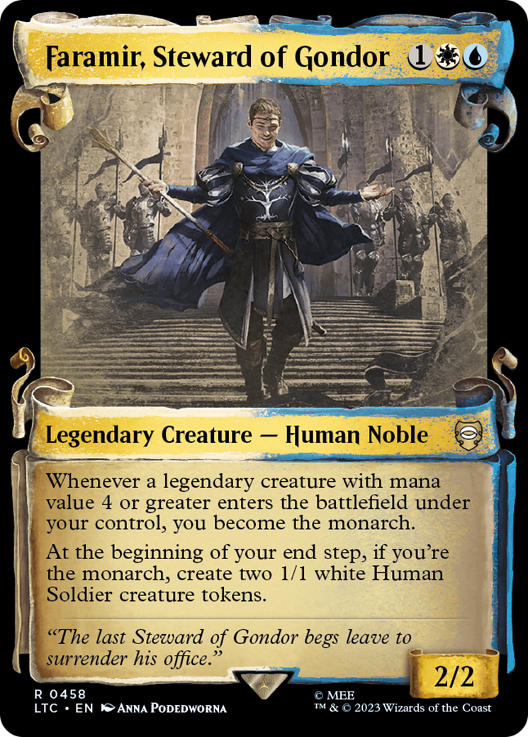 Faramir, Steward of Gondor [The Lord of the Rings: Tales of Middle-Earth Commander Showcase Scrolls] | Kessel Run Games Inc. 