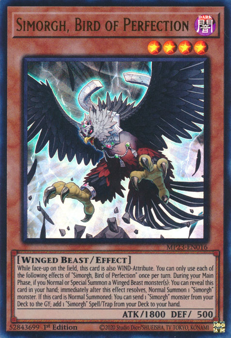 Simorgh, Bird of Perfection [MP23-EN016] Ultra Rare | Kessel Run Games Inc. 