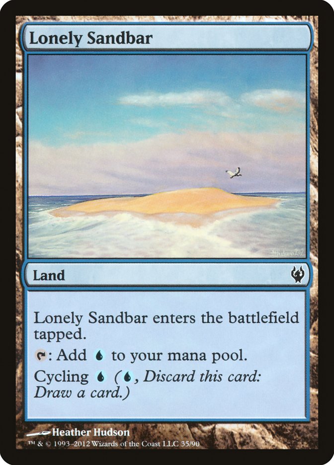 Lonely Sandbar [Duel Decks: Izzet vs. Golgari] | Kessel Run Games Inc. 