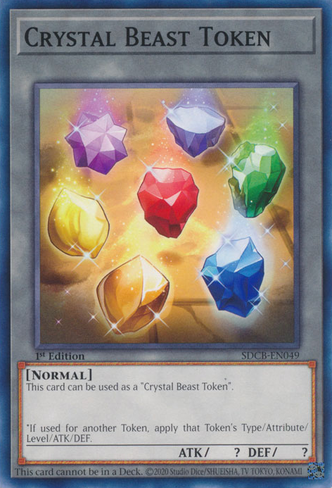 Crystal Beast Token [SDCB-EN049] Common | Kessel Run Games Inc. 