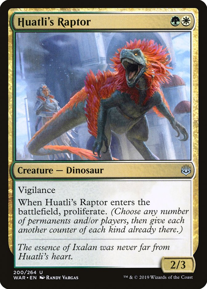 Huatli's Raptor [War of the Spark] | Kessel Run Games Inc. 