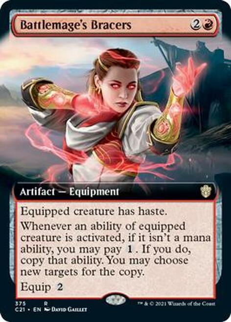 Battlemage's Bracers (Extended Art) [Commander 2021] | Kessel Run Games Inc. 