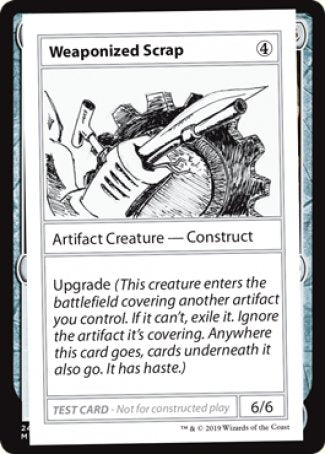 Weaponized Scrap (2021 Edition) [Mystery Booster Playtest Cards] | Kessel Run Games Inc. 