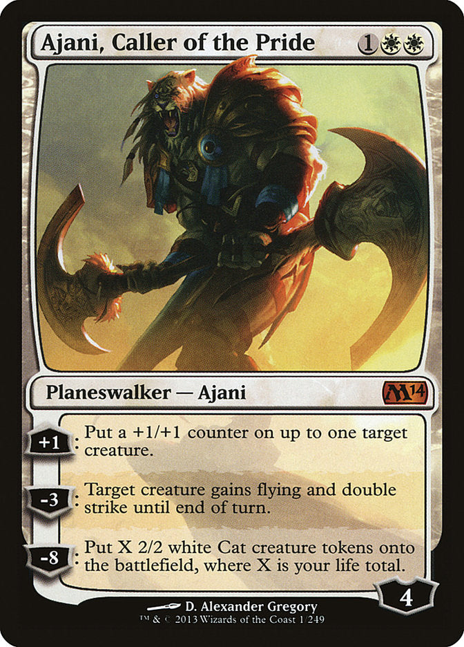 Ajani, Caller of the Pride [Magic 2014] | Kessel Run Games Inc. 