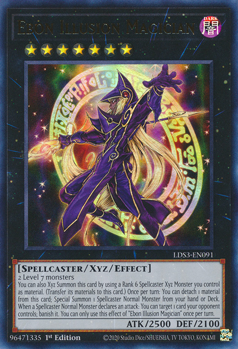 Ebon Illusion Magician [LDS3-EN091] Ultra Rare | Kessel Run Games Inc. 