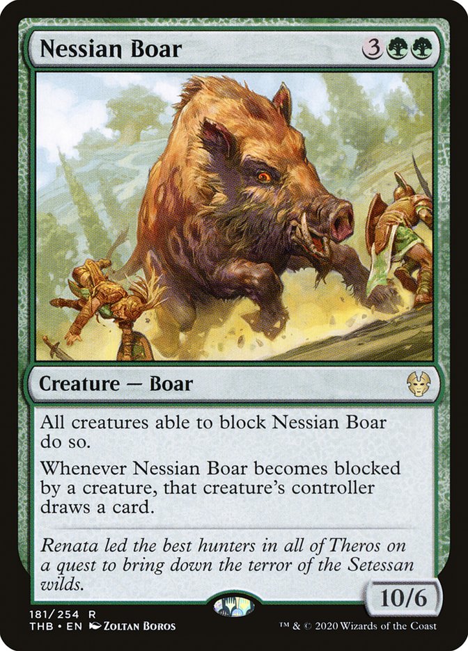 Nessian Boar [Theros Beyond Death] | Kessel Run Games Inc. 