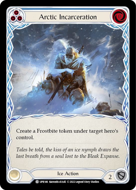 Arctic Incarceration (Blue) [UPR146] (Uprising)  Rainbow Foil | Kessel Run Games Inc. 