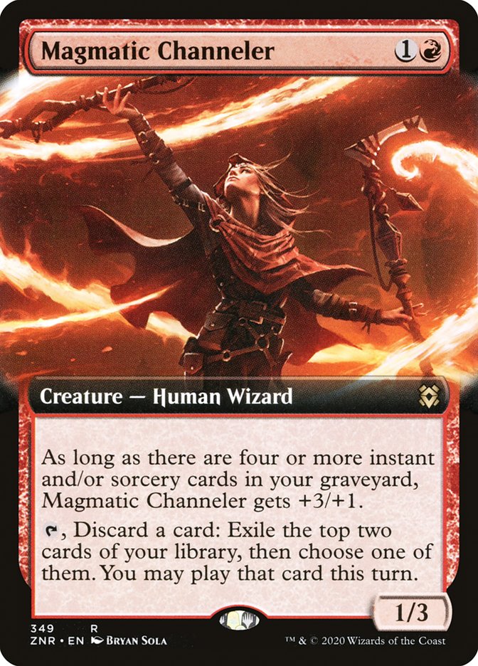 Magmatic Channeler (Extended Art) [Zendikar Rising] | Kessel Run Games Inc. 