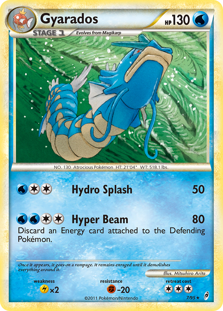 Gyarados (7/95) [HeartGold & SoulSilver: Call of Legends] | Kessel Run Games Inc. 