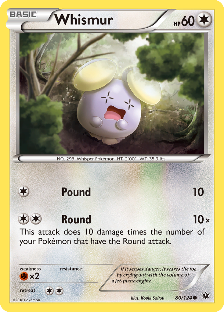 Whismur (80/124) [XY: Fates Collide] | Kessel Run Games Inc. 