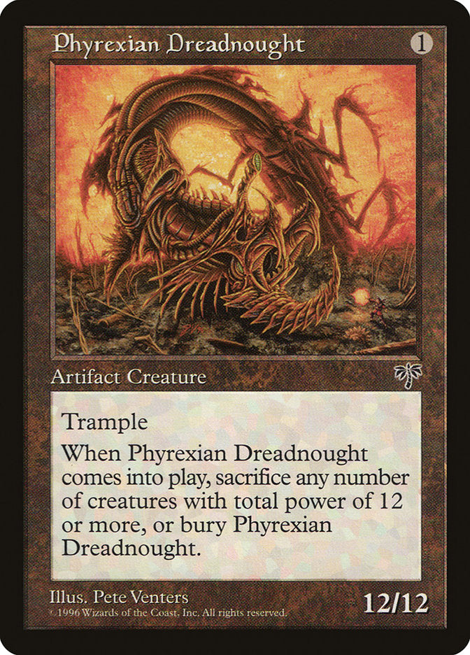 Phyrexian Dreadnought [Mirage] | Kessel Run Games Inc. 