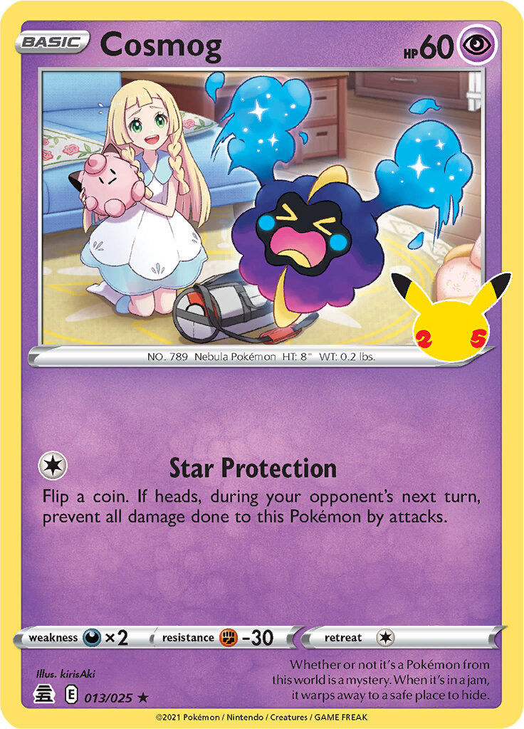 Cosmog (013/025) [Celebrations: 25th Anniversary] | Kessel Run Games Inc. 