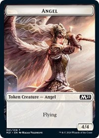 Angel // Cat (011) Double-Sided Token [Core Set 2021 Tokens] | Kessel Run Games Inc. 