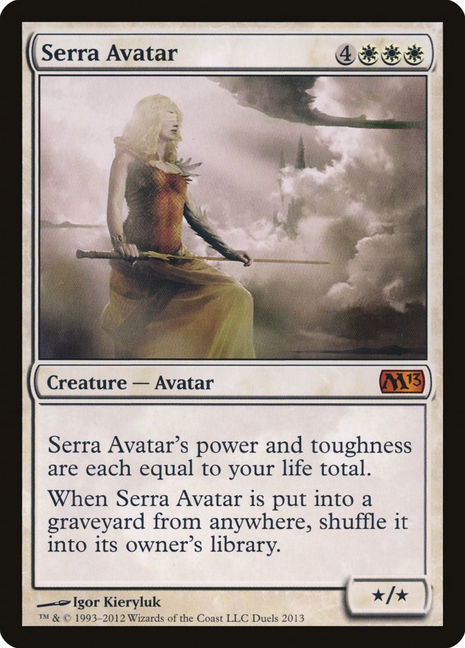 Serra Avatar (Duels of the Planeswalkers Promos) [Duels of the Planeswalkers Promos 2012] | Kessel Run Games Inc. 