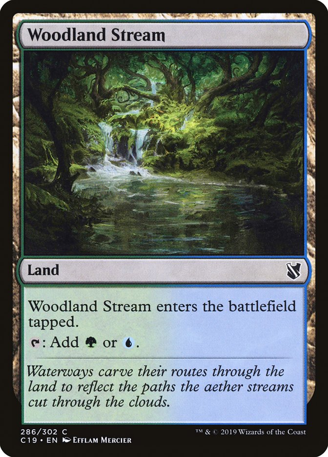 Woodland Stream [Commander 2019] | Kessel Run Games Inc. 