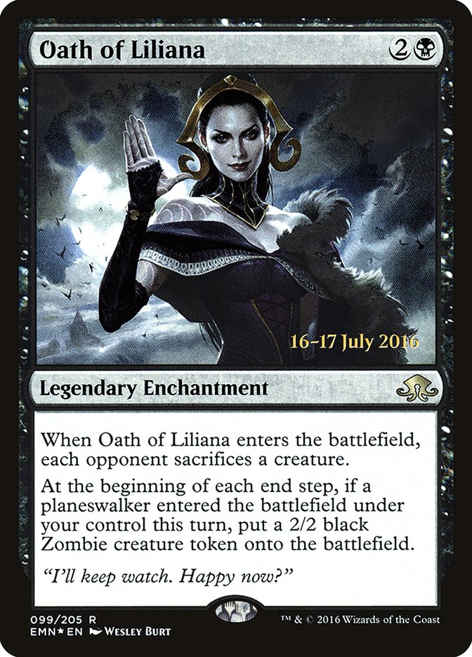 Oath of Liliana [Eldritch Moon Prerelease Promos] | Kessel Run Games Inc. 