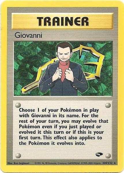 Giovanni (104/132) [Gym Challenge Unlimited] | Kessel Run Games Inc. 