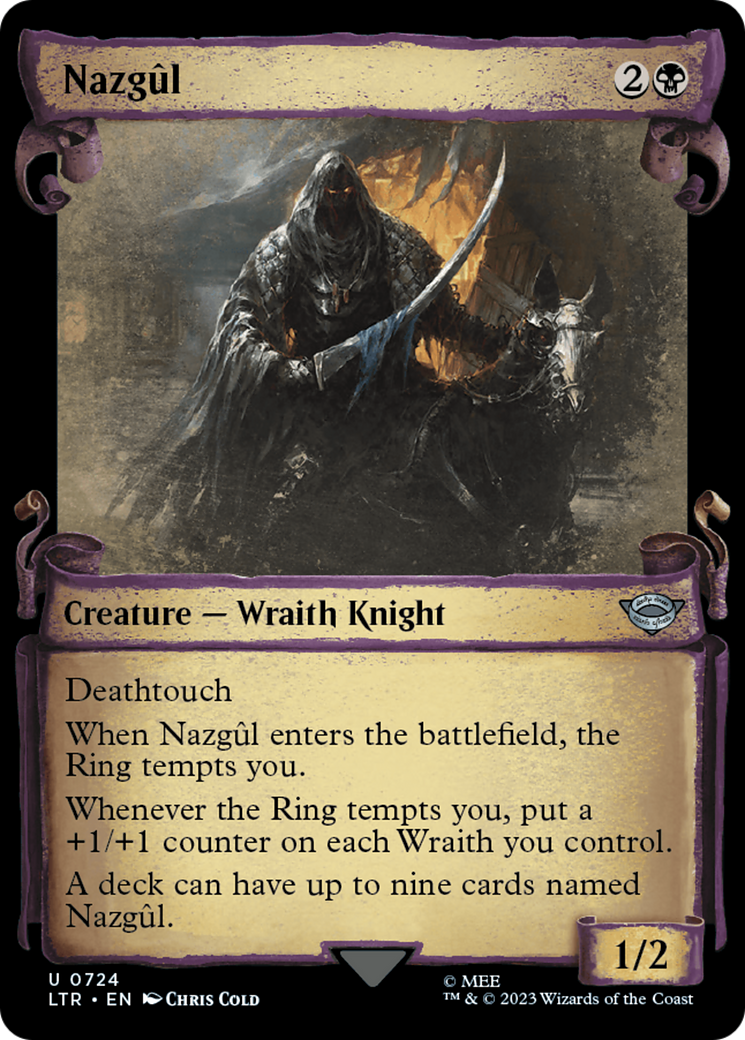 Nazgul (0724) [The Lord of the Rings: Tales of Middle-Earth Showcase Scrolls] | Kessel Run Games Inc. 