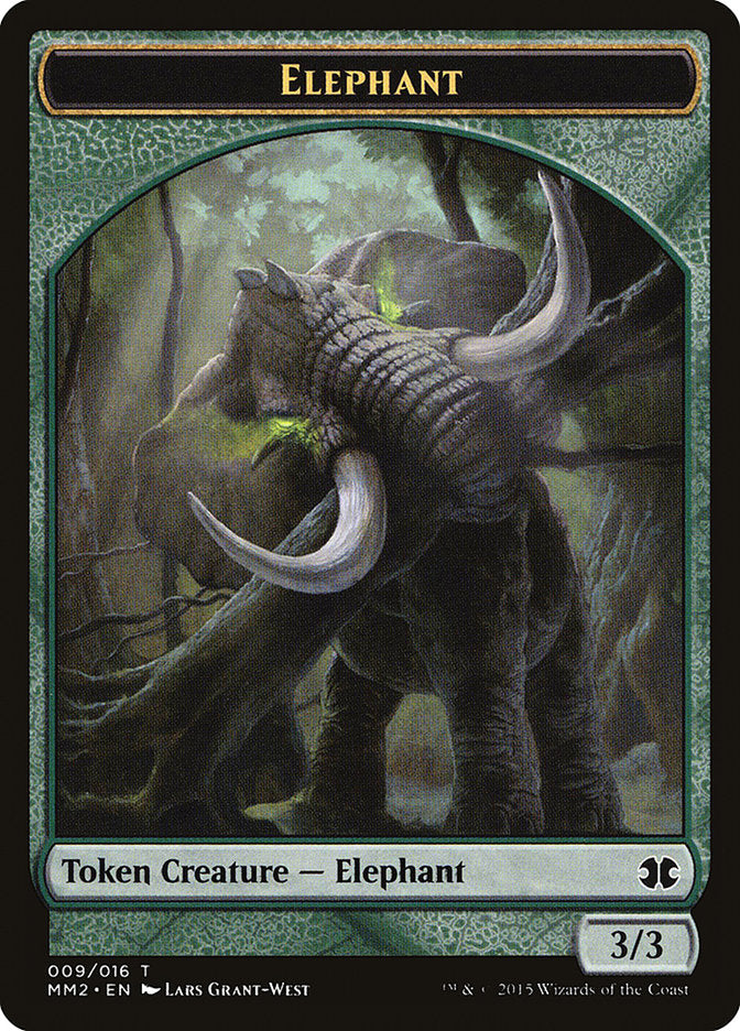 Elephant Token [Modern Masters 2015 Tokens] | Kessel Run Games Inc. 