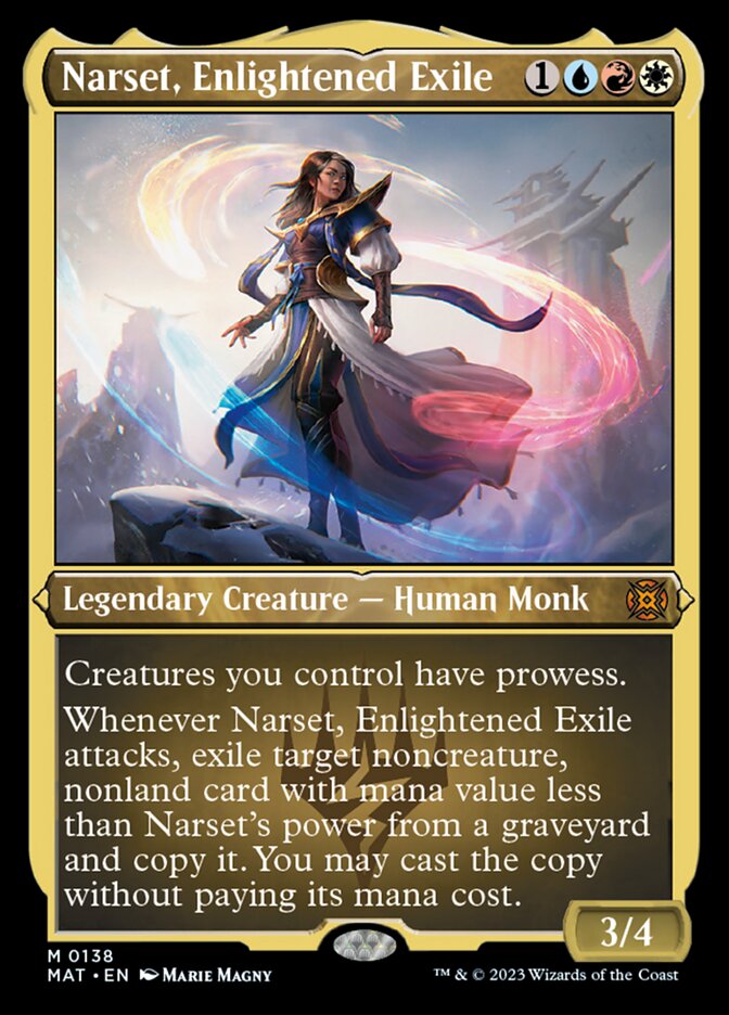 Narset, Enlightened Exile (Foil Etched) [March of the Machine: The Aftermath] | Kessel Run Games Inc. 